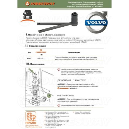Инструмент для демонтажа гайки амортизатора грузовых автомобилей VOLVO AN050021 JONNESWAY 49642