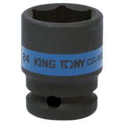 Головка ударная 1/2&quot; короткая 24 мм KING TONY 453524M