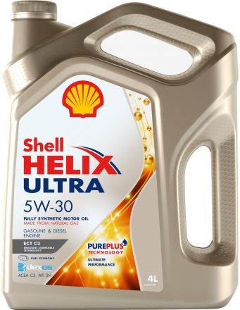 Моторное масло HELIX ULTRA ECT 5W-30 4 л SHELL 550046363