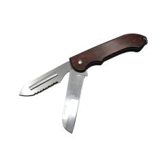 Нож складной 2 лезвия 75 мм СЛЕДОПЫТ 9-020