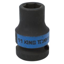 Головка ударная 1/2&quot; короткая 11 мм KING TONY 453511M
