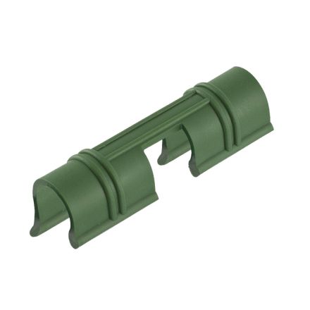 Универсальные зажимы для крепления к каркасу парника D12 мм 20 шт/уп зеленые PALISAD 64429