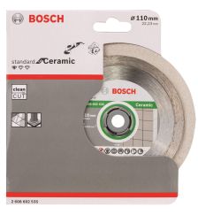 Алмазный диск Standard for Ceramic 110-22,23 мм BOSCH 2608602535