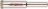 Коронка алмазная кольцевая для керамогранита / мрамора 12 мм FIT 35496