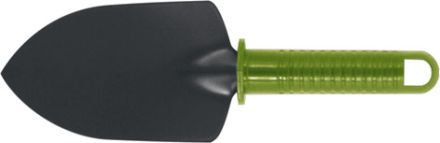 Совок посадочный широкий, зеленая пластиковая ручка 270 мм FIT 77050