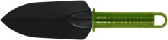 Совок посадочный узкий, зеленая пластиковая ручка 270 мм FIT 77051