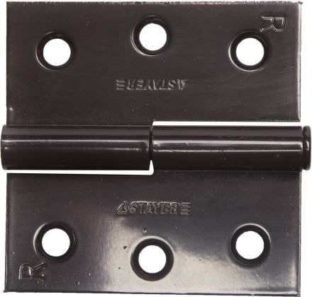 Петля дверная разъемная STAYER MASTER коричневая правая 75 мм 37613-75-3R