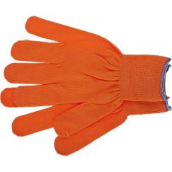 Перчатки нейлоновые оранжевые 13 класс XL 67840