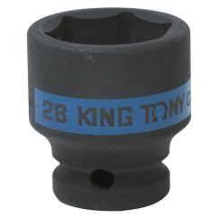 Головка ударная 1/2&quot; короткая 28 мм KING TONY 453528M