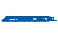 Пильное полотно для сабельной пилы 2 шт металл, classic, 150x0,9 мм METABO 631130000