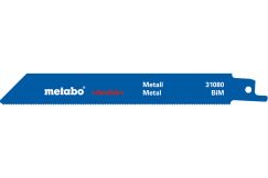 Пильное полотно для сабельной пилы 2 шт металл, flexible, 150x 0,9 мм METABO 631080000