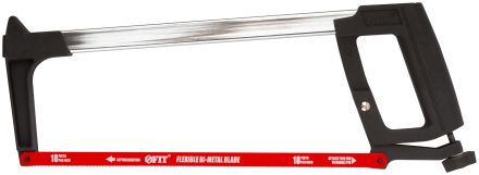 Ножовка по металлу биметаллическое полотно 300 мм Профи с регулировкой под 45 градуса FIT 40072
