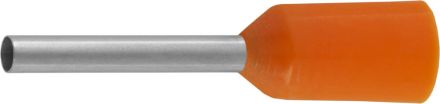Наконечник СВЕТОЗАР штыревой, изолированный, для многожильного кабеля, оранжевый, 0,5 кв. мм, 25шт 49400-05