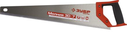 Ножовка универсальная (пила) ЗУБР МОЛНИЯ-3D 500 мм 15077-50