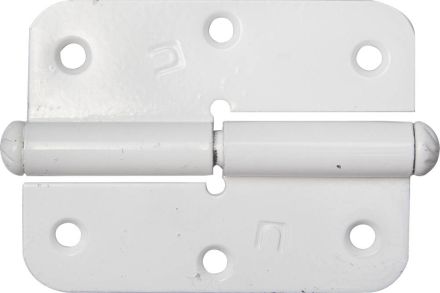 Петля накладная стальная ПН-85 цвет белый правая 85 мм 37641-85R