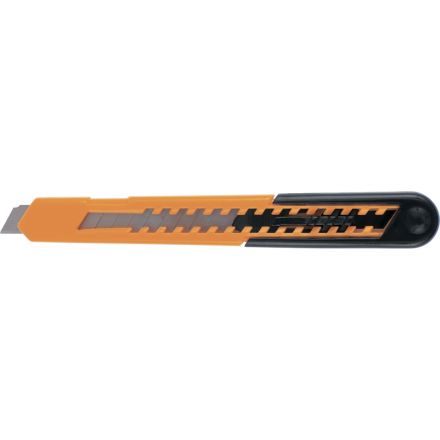 Нож 9 мм выдвижное лезвие пластиковый усиленный корпус SPARTA 78906