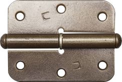 Петля накладная стальная ПН-85 цвет бронзовый металлик правая 85 мм 37645-85R