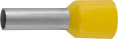 Наконечник СВЕТОЗАР штыревой, изолированный, для многожильного кабеля, желтый, 6,0 мм2, 10шт 49400-60