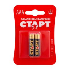 Батарейка AAA LR03 2 шт СТАРТ LR03-BL2