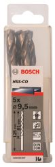 Сверло кобальтовое HSS-CO 5 шт 9.5x81x125 мм BOSCH 2608585897