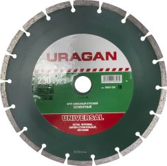 Круг алмазный URAGAN сегментный 22,2х230 мм 36691-230