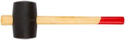 Киянка резиновая, деревянная ручка 70 мм FIT 45375д