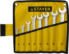 Набор ключей комбинированных STAYER PROFI 6-17 мм 8 шт 27081-H8