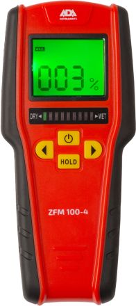 Измеритель влажности древесины и строительных материалов ADA ZFM 100-4 А00397