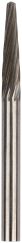 Шарошка (борфреза) карбидная Профи 3 мм (мини) коническая с закруглением FIT 36585