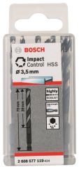 Сверло по металлу Impact Control ш/х 10 шт 3.5 мм BOSCH 2608577119