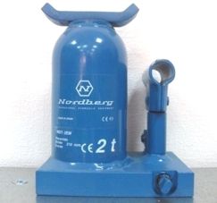 Домкрат бутылочный телескопический 2 т 170-382 мм MEGA/NORDBERG MGT-2EM