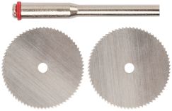 Диски (круги) отрезные пильные HSS для гравера 22 мм 3 шт FIT 36933