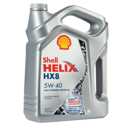 Моторное масло HELIX HX 8 Synthetic 5W-40 4 л SHELL 550051529