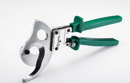 Ножницы для резки кабеля с храповым механизмом L-320мм SATA 72512