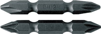 Биты сталь S2, двухсторонние 50 мм PZ2/PZ2, 10 шт. FIT 57362