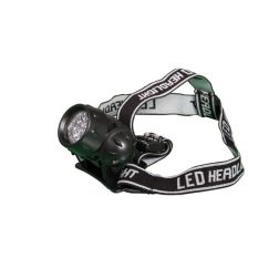 Фонарик с креплением на голову, светодиодный Floodlight (чёрный) LED 14 SATA 90709