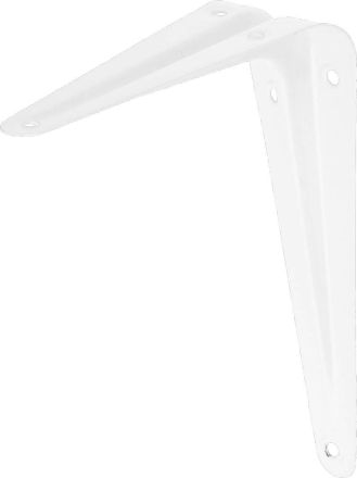 Уголок-кронштейн STAYER MASTER 125х100 мм белый 37401-1