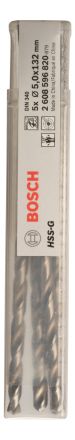 Сверло по металлу удлиненное HSS-G 5 шт 5x87 мм BOSCH 2608596820