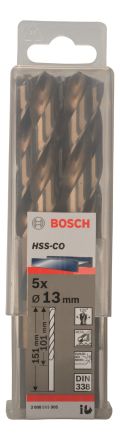 Сверло кобальтовое HSS-CO 5 шт 13x101x151 мм BOSCH 2608585905