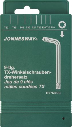 Комплект ключей TORX T10-T50 9 шт H07M09S JONNESWAY 47098