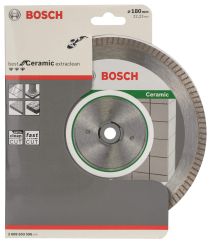 Алмазный диск Best for Ceramic  Extraclean Turbo 180x22.23 мм BOSCH 2608603596