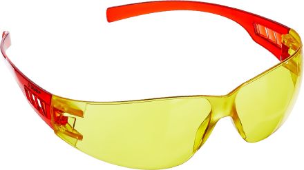 Желтые защитные очки открытого типа Мастер ЗУБР 110326