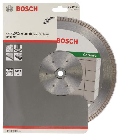 Алмазный диск Best for Ceramic  Extraclean Turbo 230x22.23 мм BOSCH 2608603597