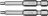 Биты торсионные кованые KRAFTOOL ЕХPERT хвостовик E 1/4&quot; HEX3, 50 мм 2 шт 26127-3-50-2