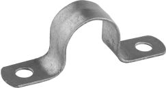 Скобы СВЕТОЗАР металлические D19мм, двухлапковые, для крепления металлорукава d=15мм, 100шт 60212-15-100