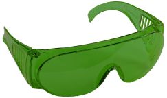 Очки защитные STAYER STANDARD поликарбонатная монолинза с боковой вентиляцией зеленые 11044
