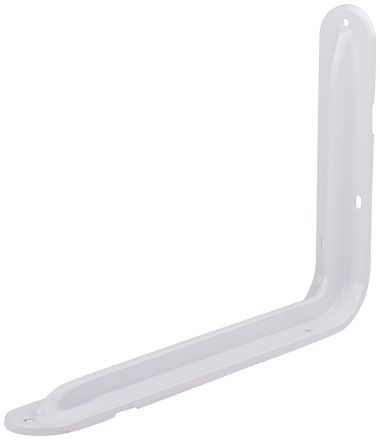 Уголок-кронштейн усиленный белый 200х300 мм (1,0 мм) FIT 65971
