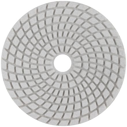 Алмазный гибкий шлифовальный круг липучка влажное шлифование 100 мм Р100 FIT 39842