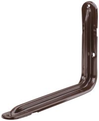 Уголок-кронштейн усиленный коричневый 200х300мм (1,0 мм) FIT 65973