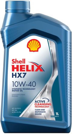 Моторное масло HELIX HX7 10W-40 1 л SHELL 550051574